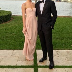 Zimmermann Strapless Pink Gown